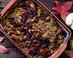 Recipe of the Day: Plum Crumble with Prunes and Cinnamon Melts in Your Mouth